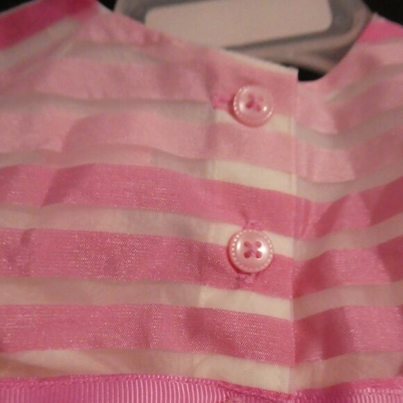 CHILDREN'S PLACE | 0-3 months | Charming Pink Striped Baby Girls Dress | NWT - Picture 11 of 16